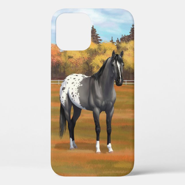 Gray Grulla Appaloosa Quarter Horse Stallion Case-Mate iPhone Case (Back)