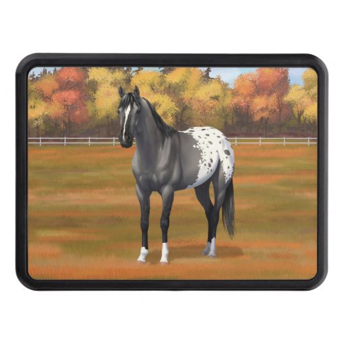 Gray Grulla Appaloosa Quarter Horse Stallion Hitch Cover