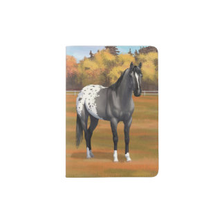 Gray Grulla Appaloosa Quarter Horse Stallion Passport Holder