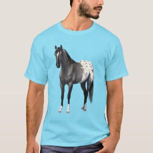 Gray Grulla Appaloosa Quarter Horse Stallion T-Shirt
