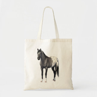 Gray Grulla Appaloosa Quarter Horse Stallion Tote Bag