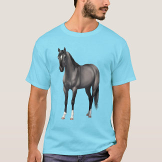 Gray Grulla Quarter Horse Stallion T-Shirt
