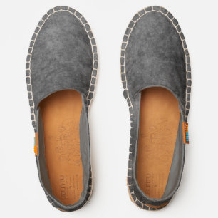 Gray Grunge Espadrilles