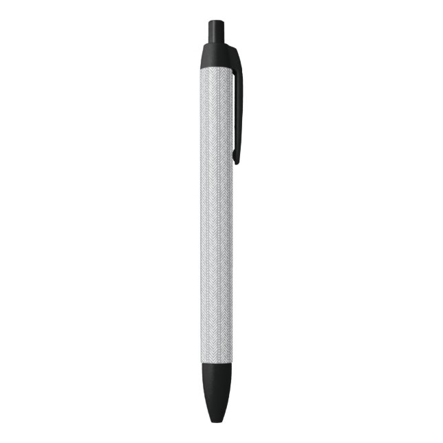Gray Hand Drawn Chevron Pattern Pen (Bottom (Vertical))