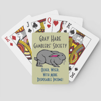 Gray Hare Gamblers Poker Cards