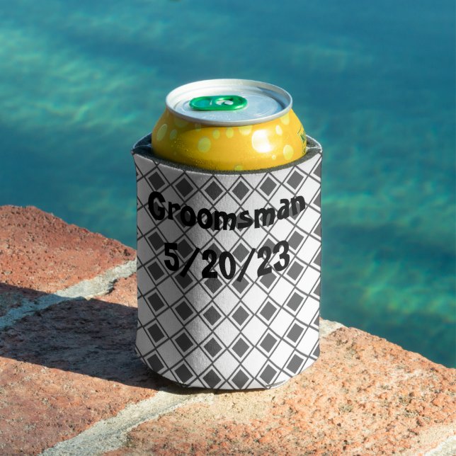 Gray Harlequin  Can Cooler (In Situ Pool)