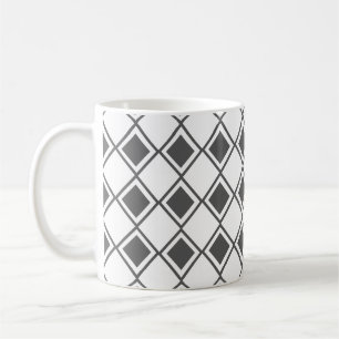 Gray Harlequin Coffee Mug