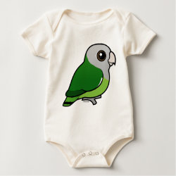 Birdorable Gray-headed Lovebird Infant Organic Creeper
