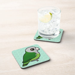 Birdorable Gray-headed Lovebird Beverage Coaster