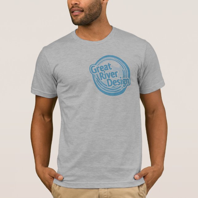 gray heather shirt grd logo (Front)