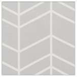 Gray Herringbone Chevron Fabric