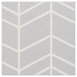 Gray Herringbone Chevron Fabric