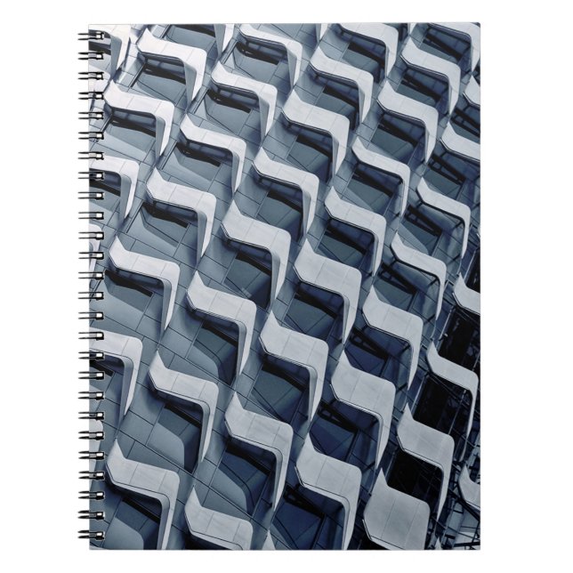 Gray high-rise building notebook (Front)