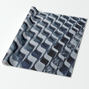 Gray high-rise building wrapping paper