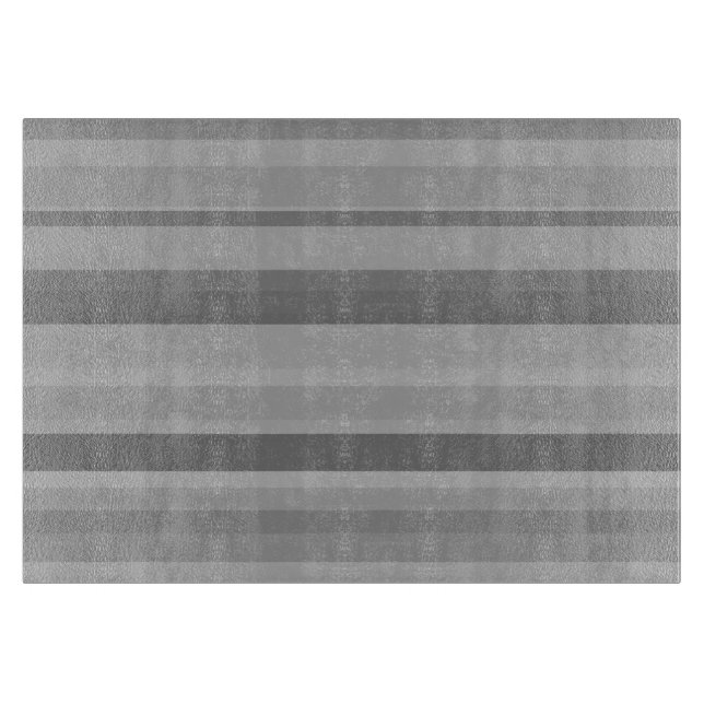 Gray horizontal stripes cutting board (Front)