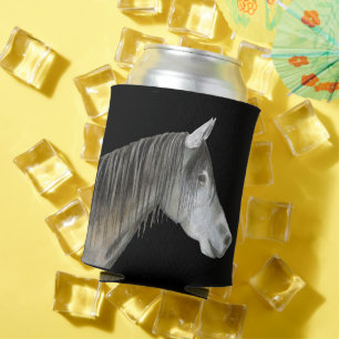 Gray Horse Can Cooler