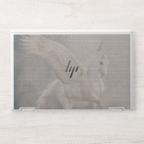 gray horse elegant HP laptop skin