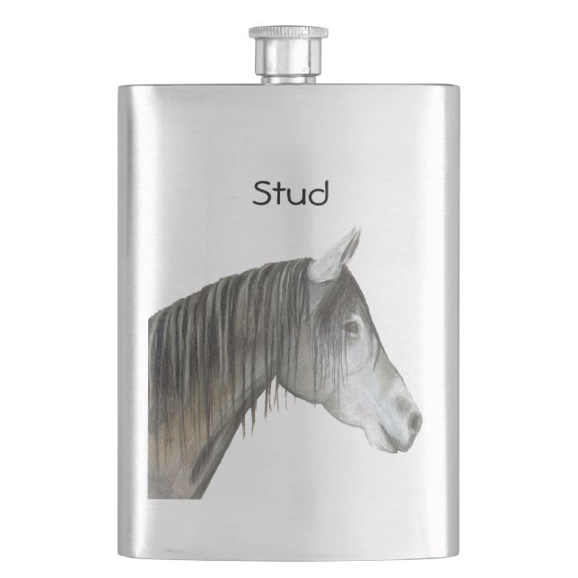 Gray Horse Flask (Front)