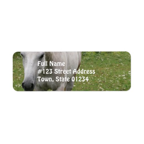 Gray Horse  Mailing Labels