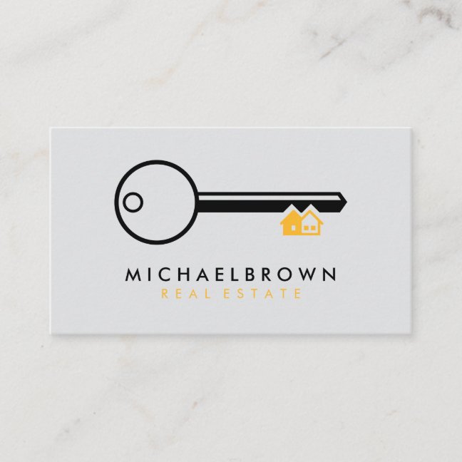Gray House Sitting Estate Management Service Business Card