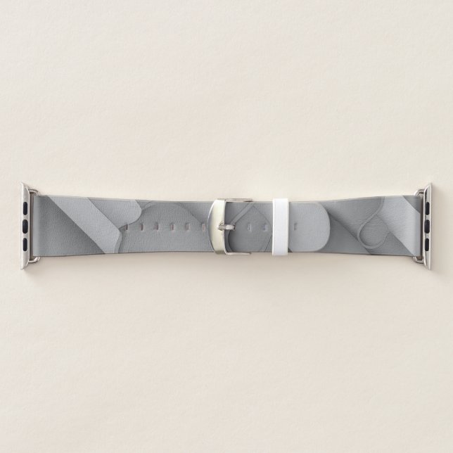 Gray Hues Modern Art  Apple Watch Band (Band)