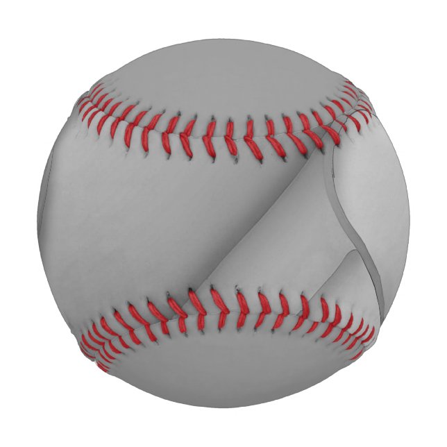 Gray Hues Modern Art  Baseball (Front)