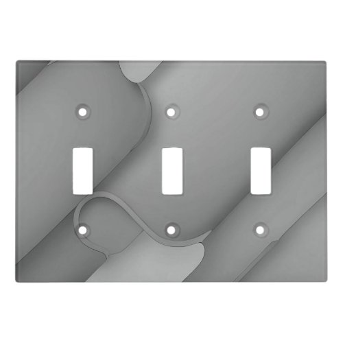 Gray Hues Modern Art  Light Switch Cover