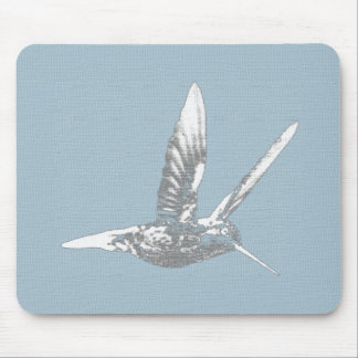 Gray Hummingbird Mousepad