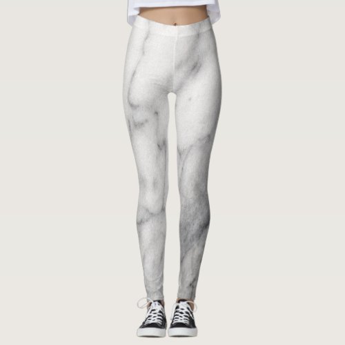 gray ice marble leggings