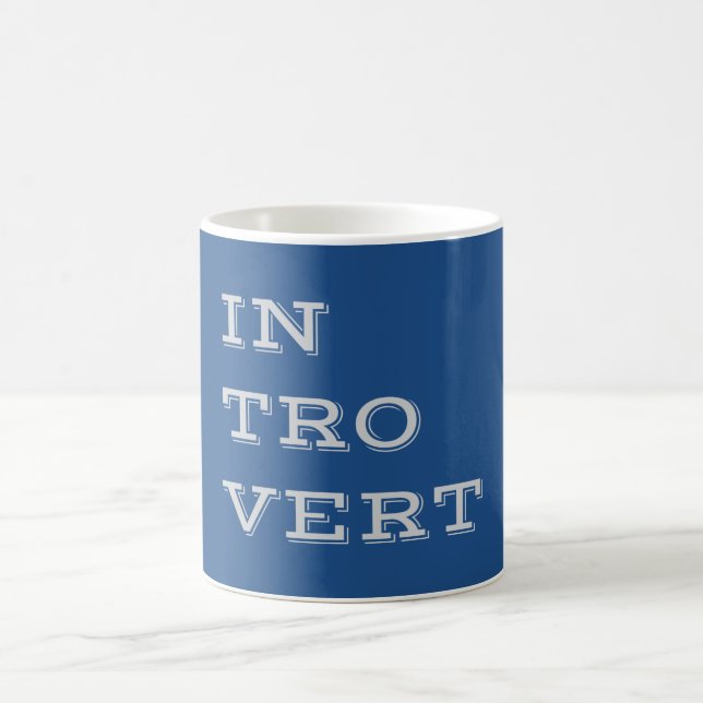 Gray Introvert Mug (Center)