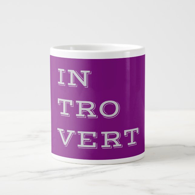 Gray Introvert Specialty Mug (Front)