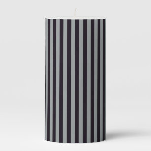 gray jaguar stripes pillar candle