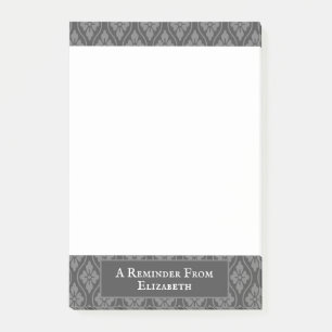 Gray Japanese Scroll Personalized Notes