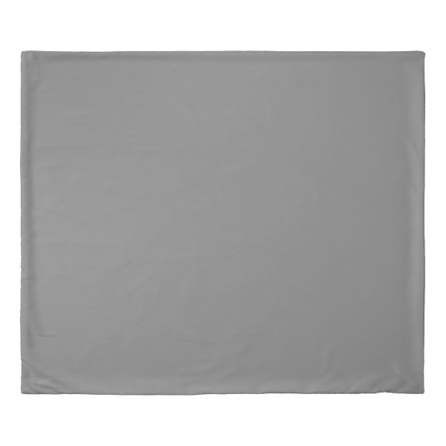 Gray King Size Duvet Cover (Front)