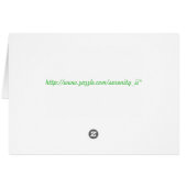 Gray Kitty card (Back Horizontal)