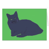 Gray Kitty card (Front Horizontal)