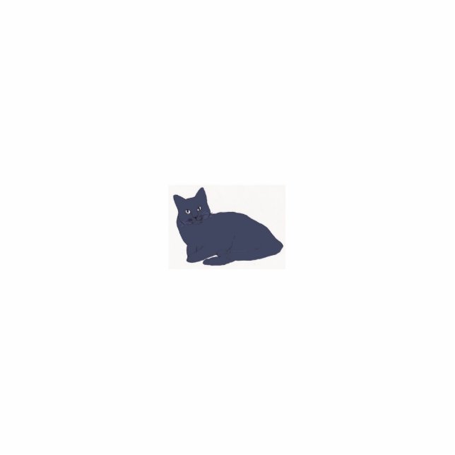 Gray Kitty magnet (Front)