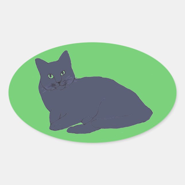 Gray Kitty stickers (Front)
