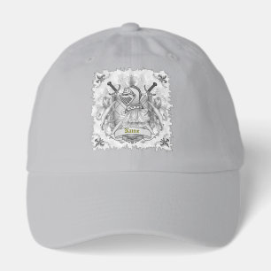 Gray Knight Family Crest Surname Hat