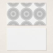 Gray Lace Design Pattern. (Front & Back)