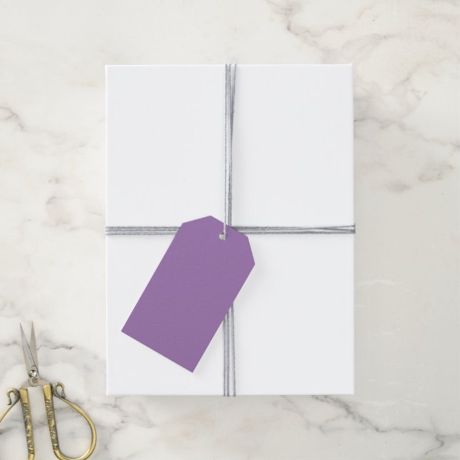 Gray Lavender Gift Tags (With Twine)