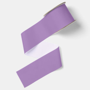 Gray Lavender Grosgrain Ribbon