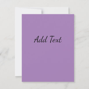 Gray Lavender Note Card