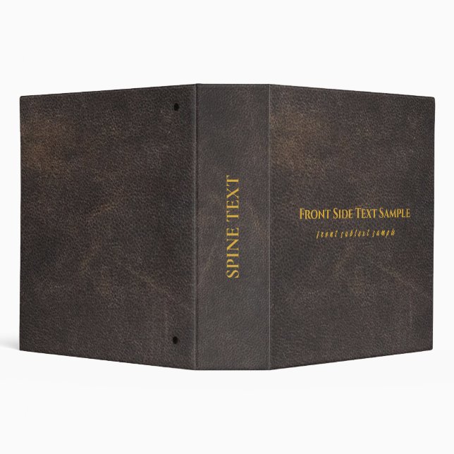 Gray leather Binder (Background)