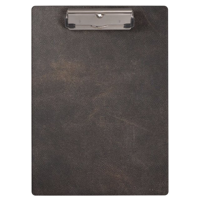 Gray leather  clipboard (Front)