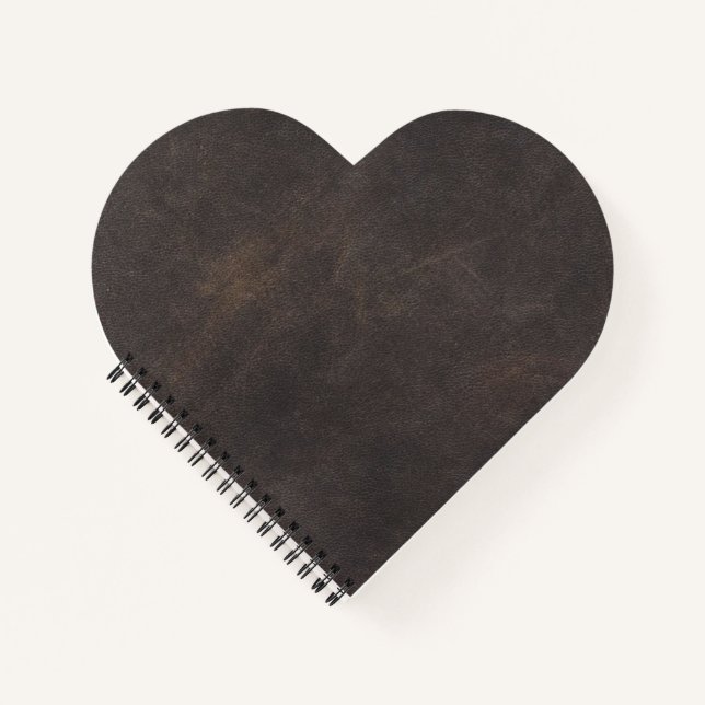 Gray leather notebook (Front)