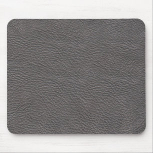 Gray leather texture mousepad