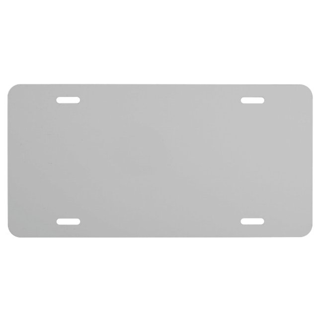 “Gray” License Plate (Front)