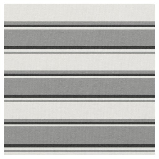 Gray, Light Cyan & Black Colored Lines Fabric