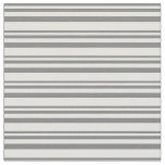[ Thumbnail: Gray & Light Cyan Striped/Lined Pattern Fabric ]